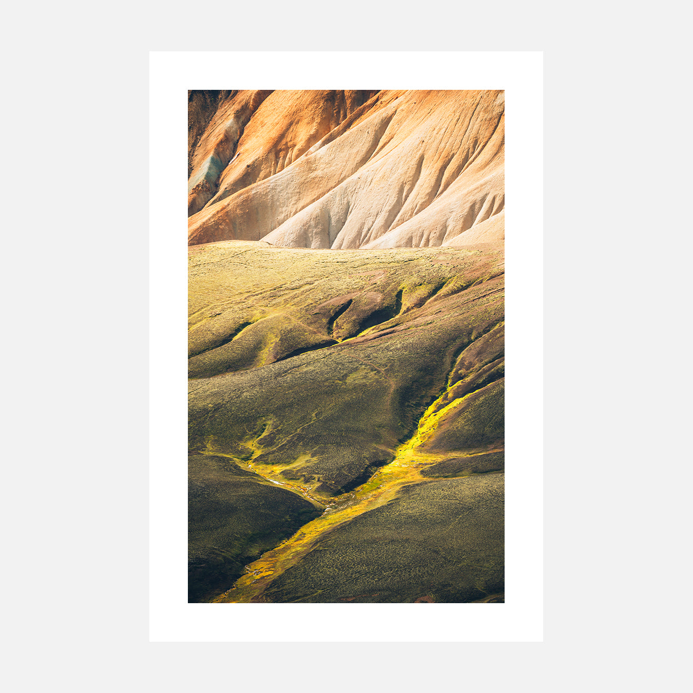 Terre de feu - Photo d'art