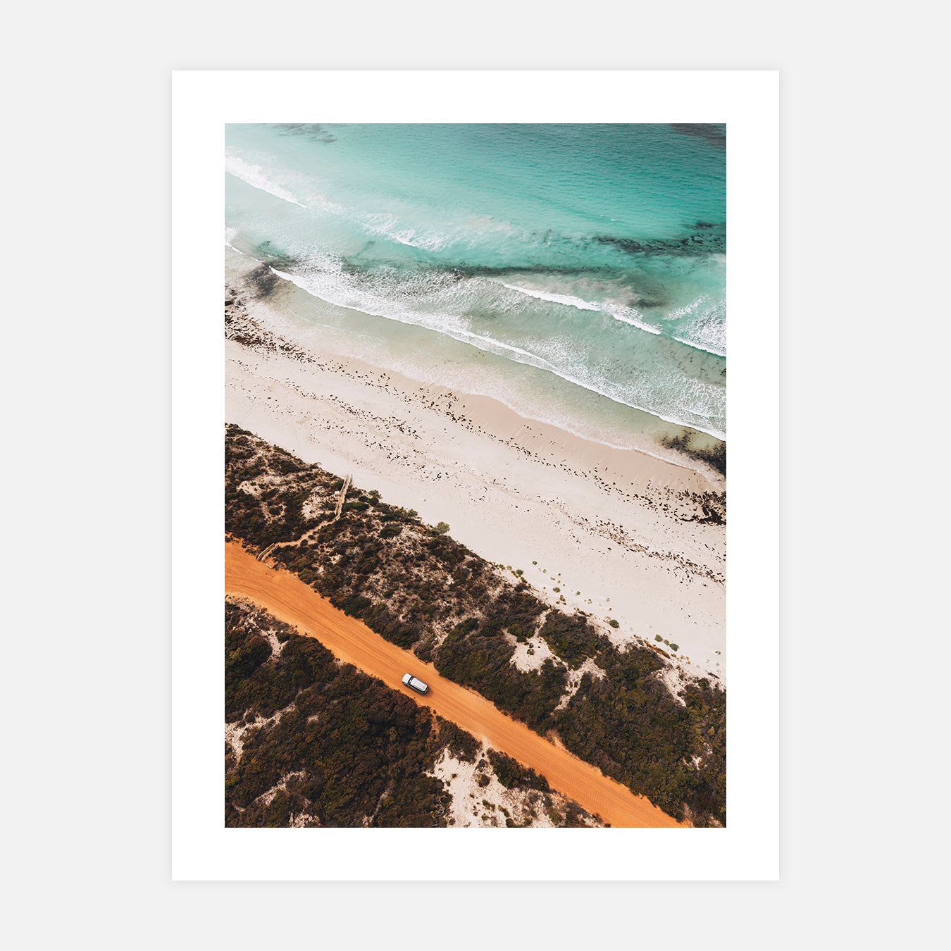 Route orange - Photo d'art