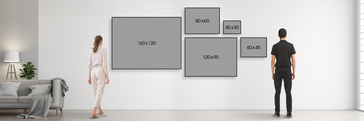 différents formats d'art photo pour tableau photographie