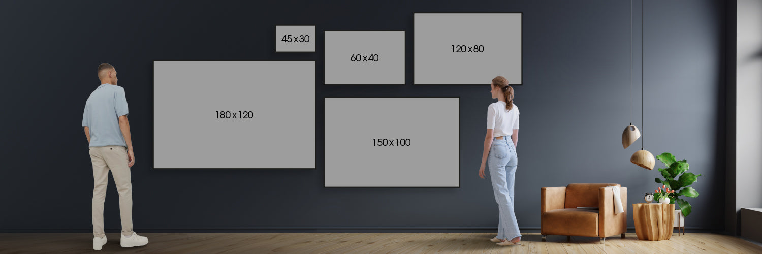 différents formats d'art photo pour choisir votre décoration murale