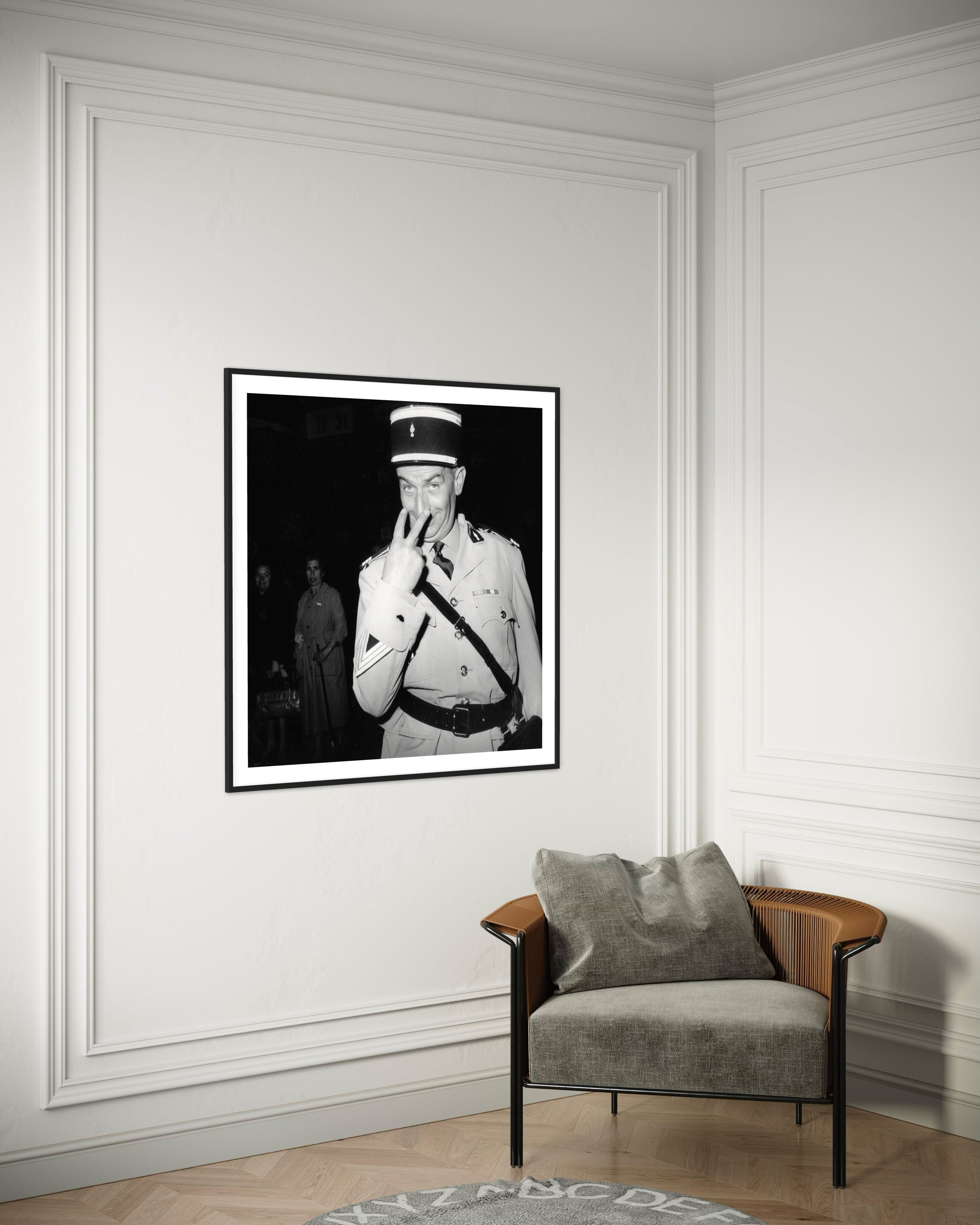 L'acteur Louis de Funès - Photo d'art