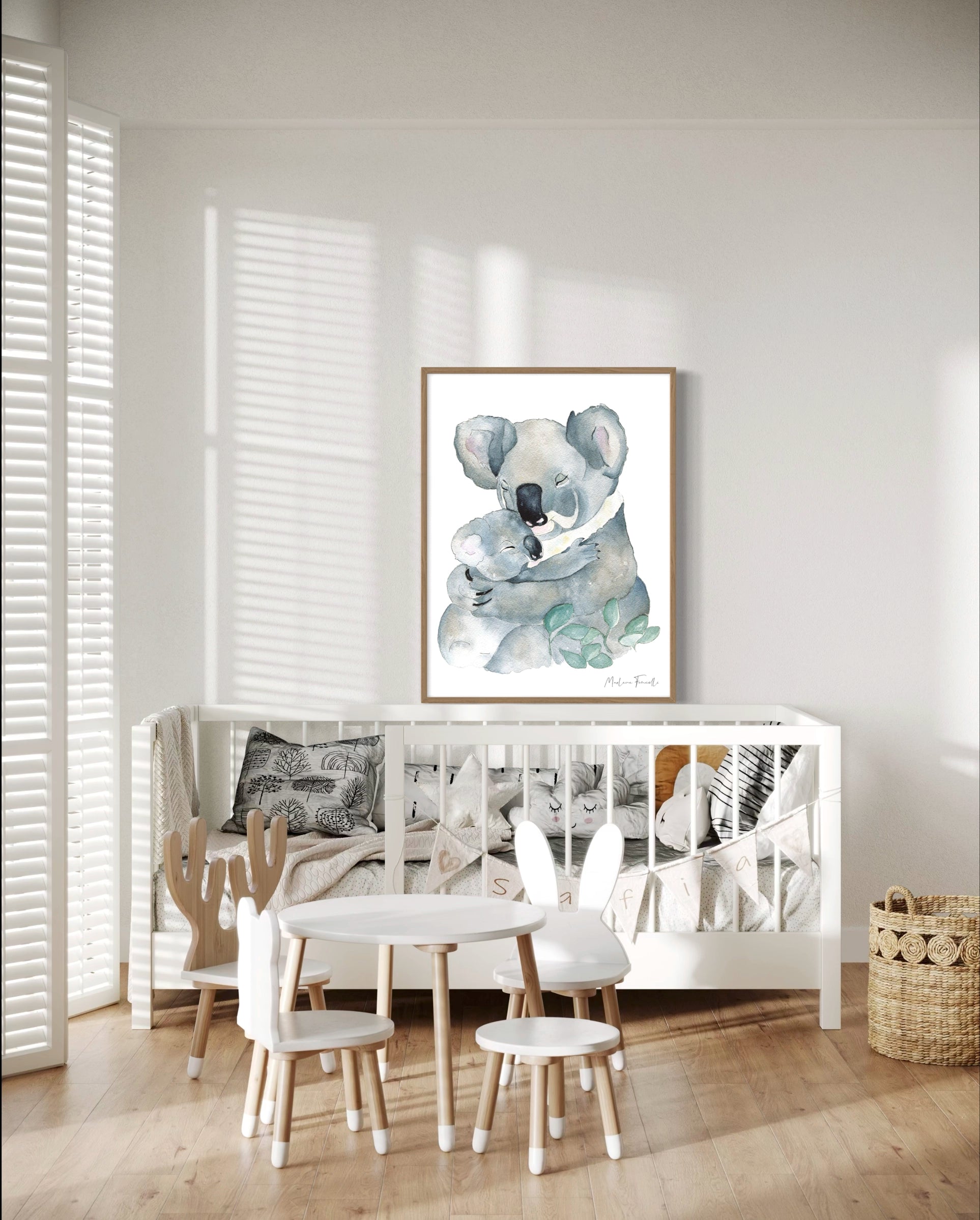 Famille Koala - Affiche