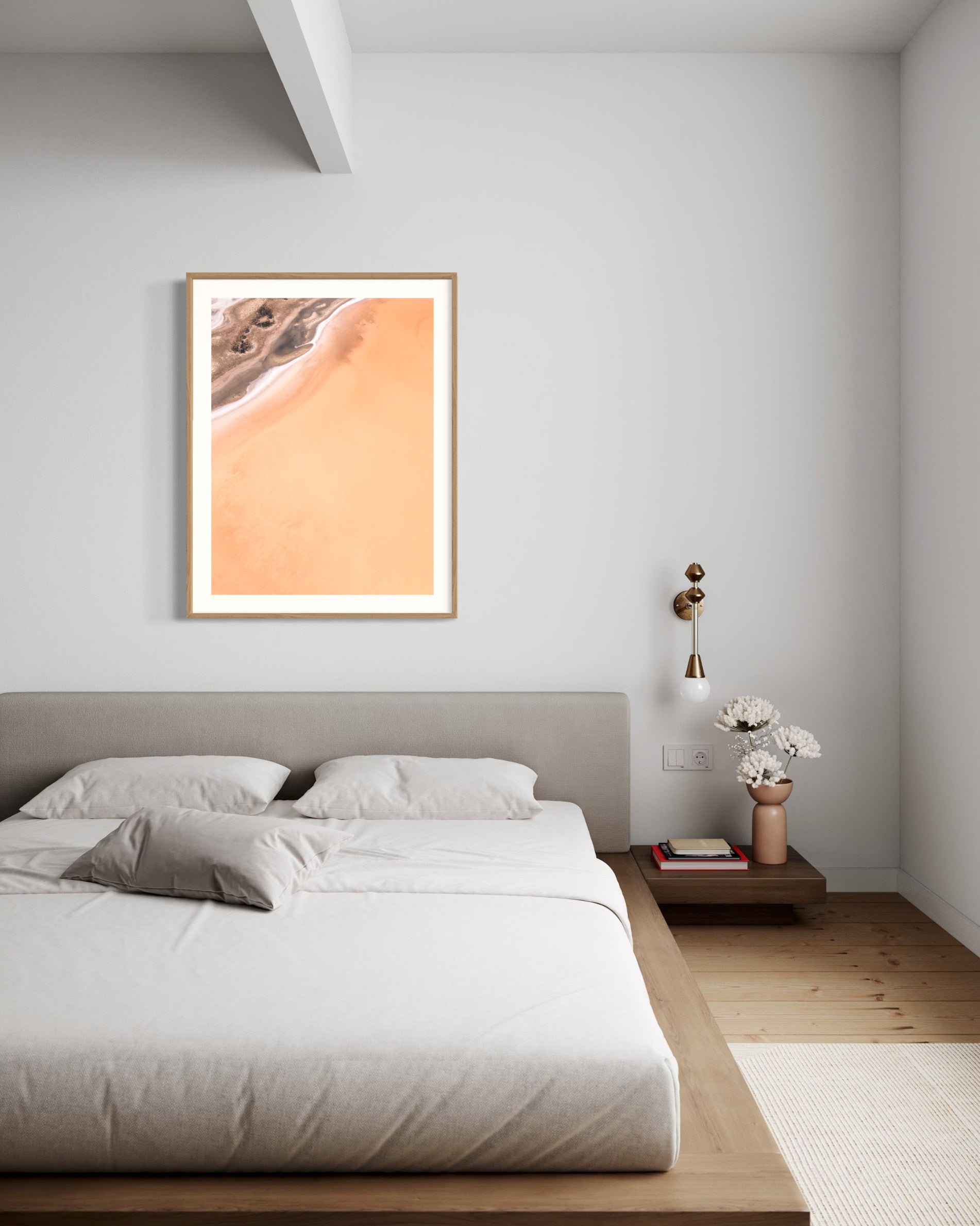 Lac rose - Photo d'art