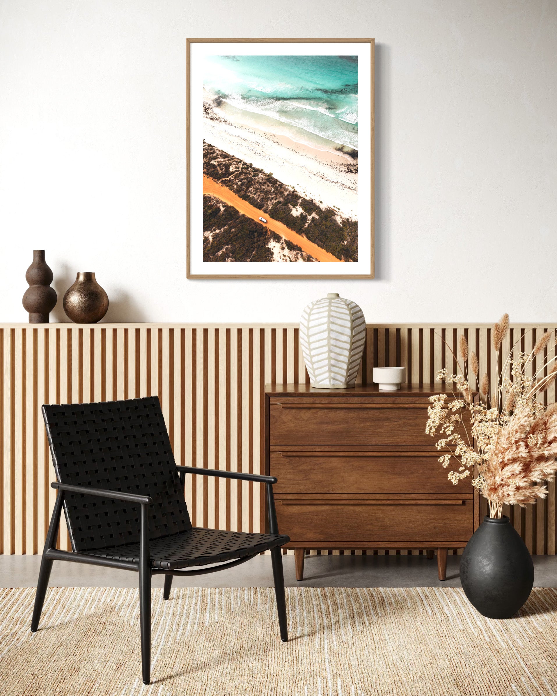 Route orange - Photo d'art