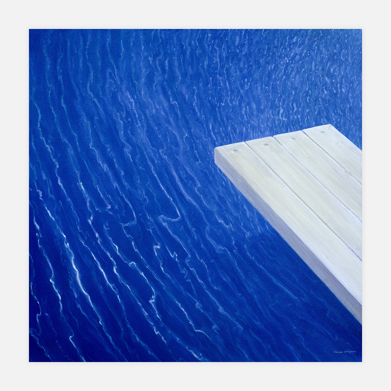 Diving board - Peinture d'art