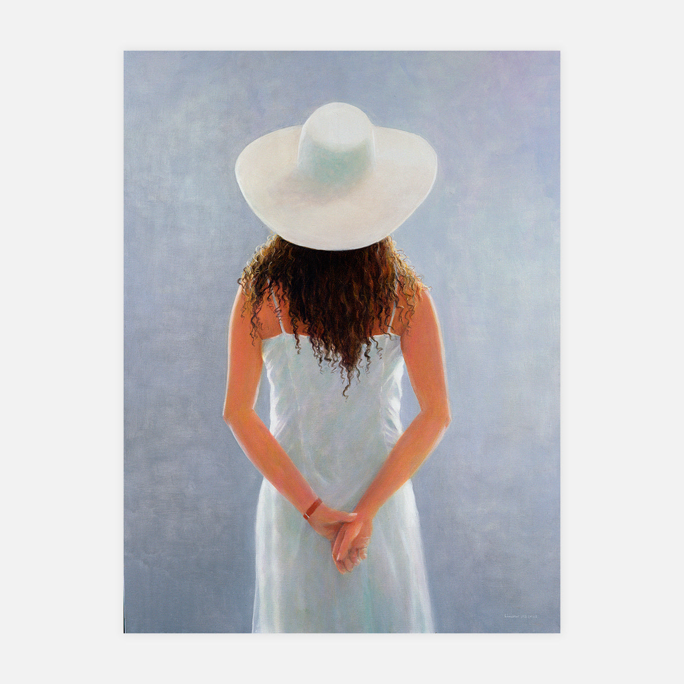 Portrait de vacances - Peinture d'art