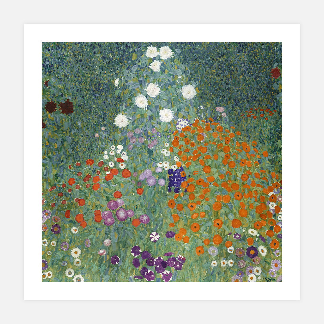 Jardin de fleurs - Peinture d'art