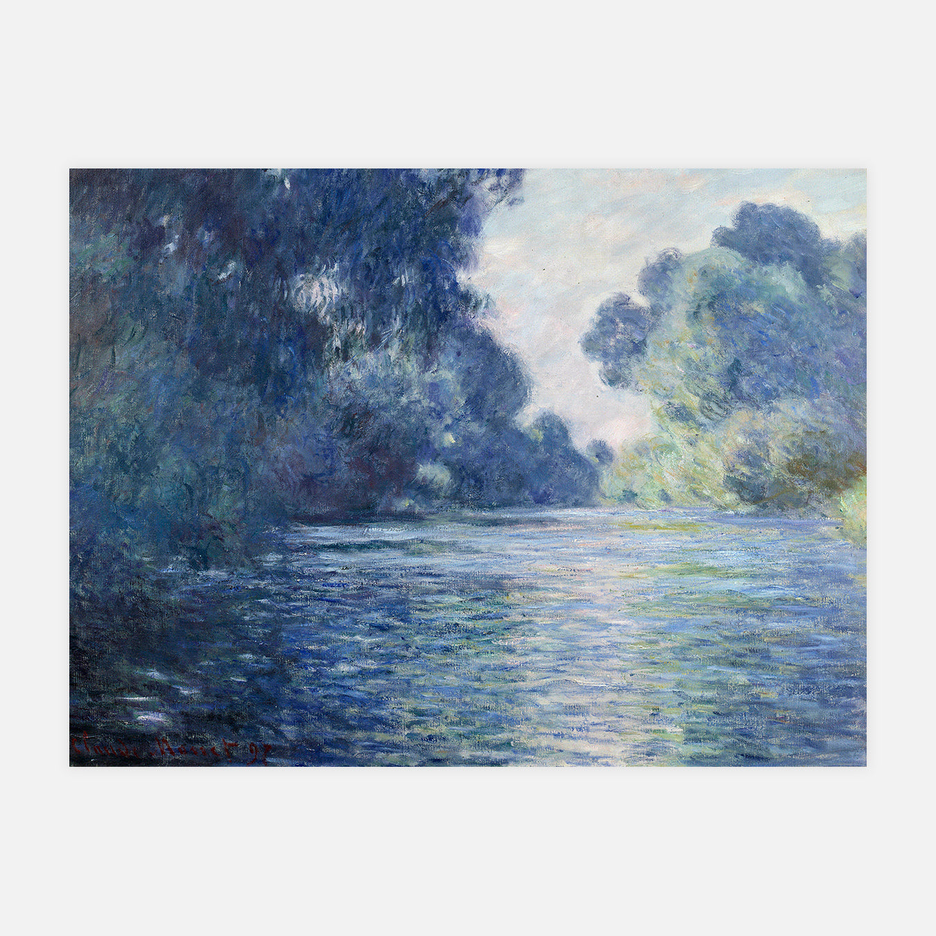 Bras de Seine près de Giverny - Peinture d'art
