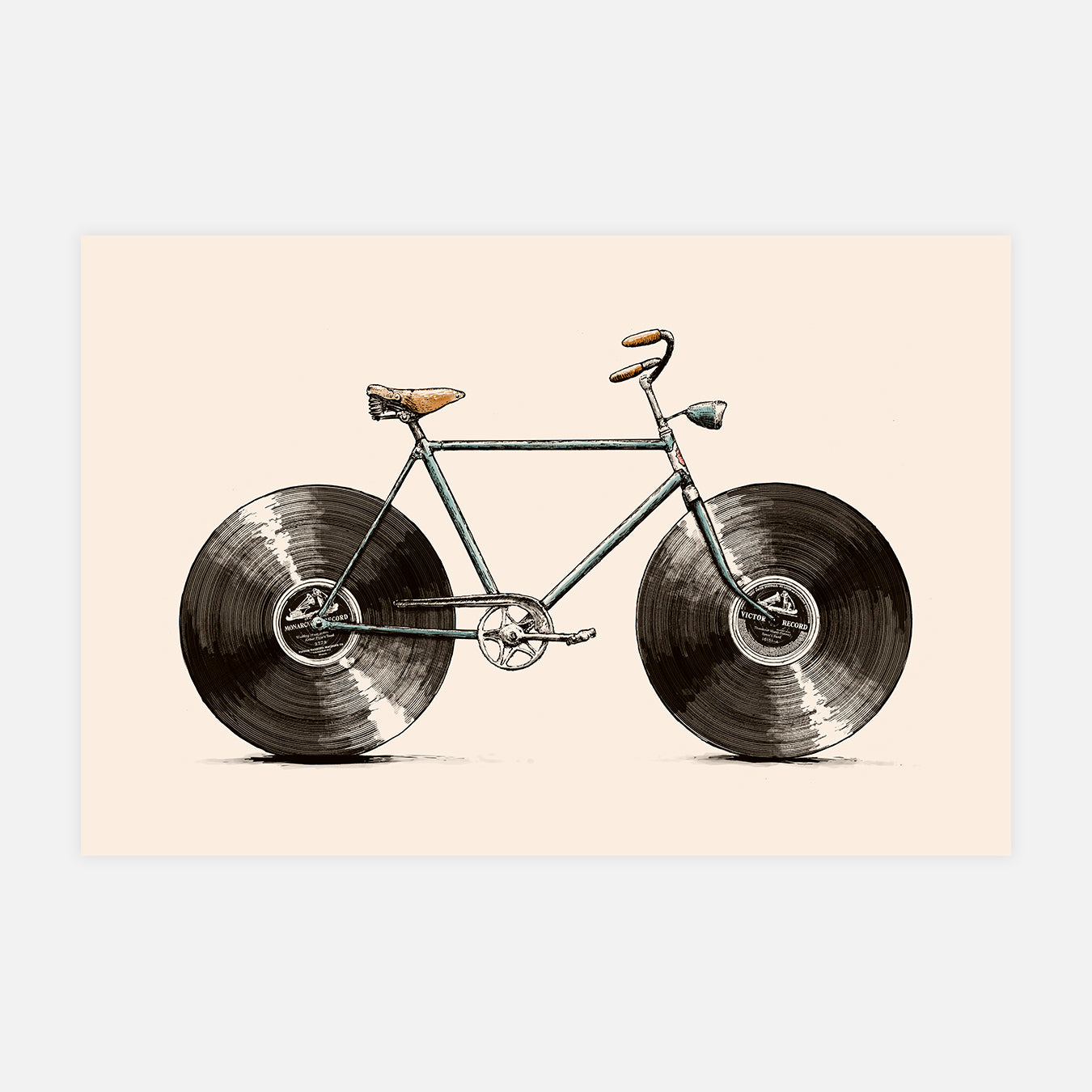 Vélophone - Illustration d'art