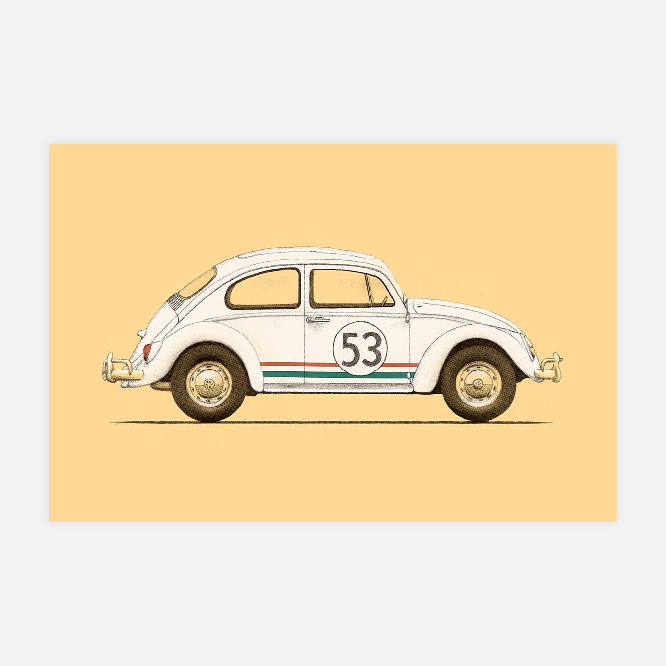 Voiture des années 30 - Illustration d'art