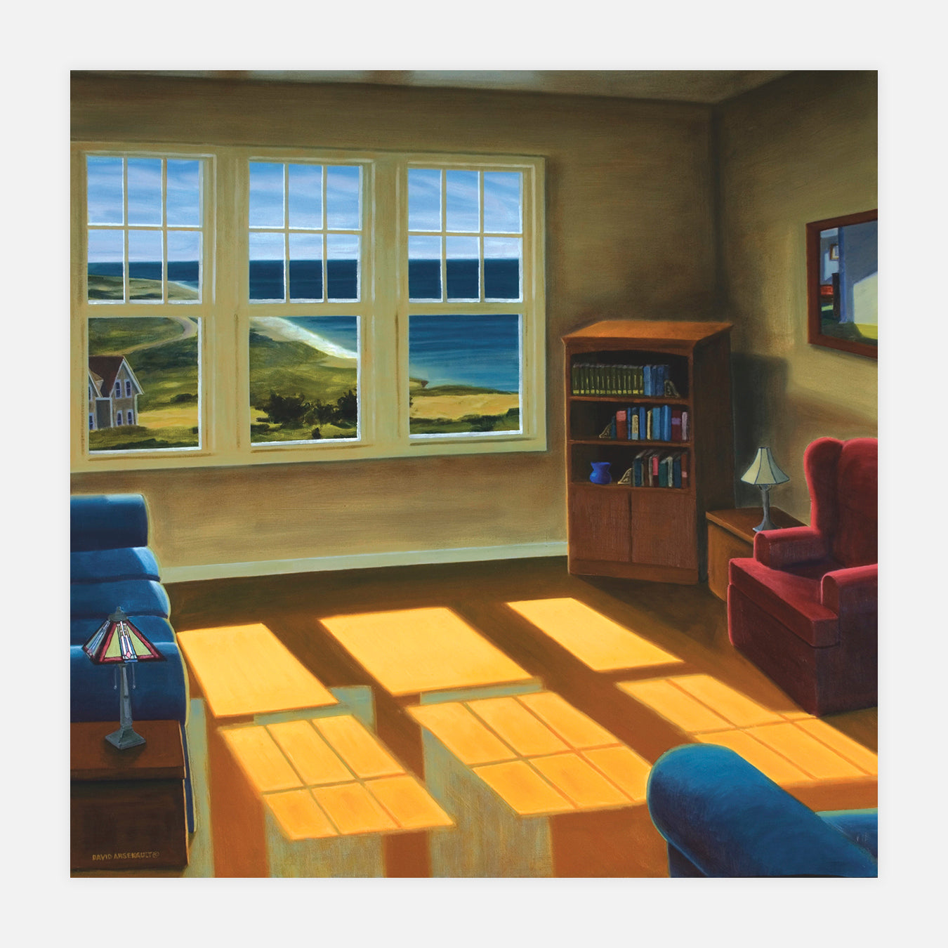 Apartment by the sea - Peinture d'art