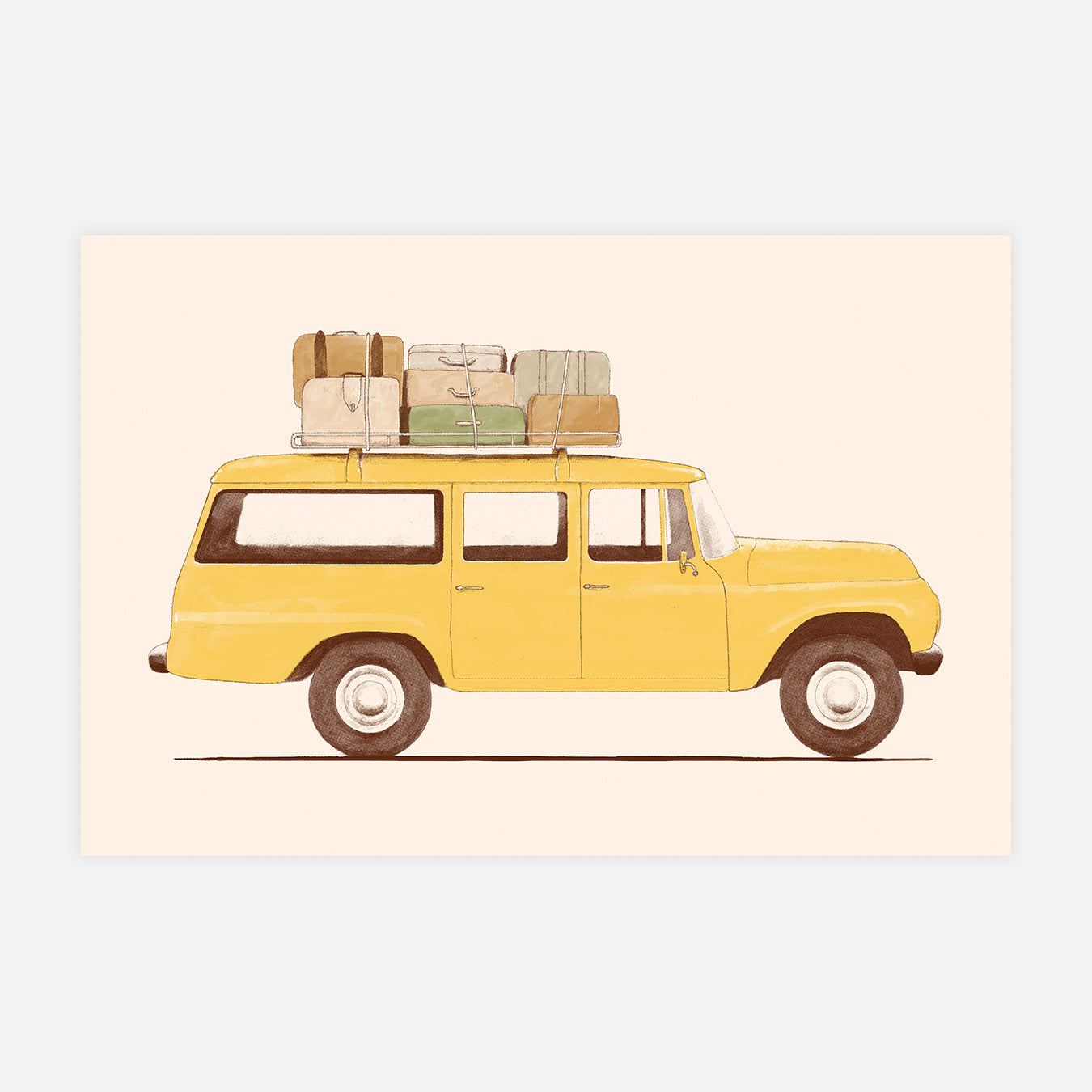 Summer car - Illustration d'art