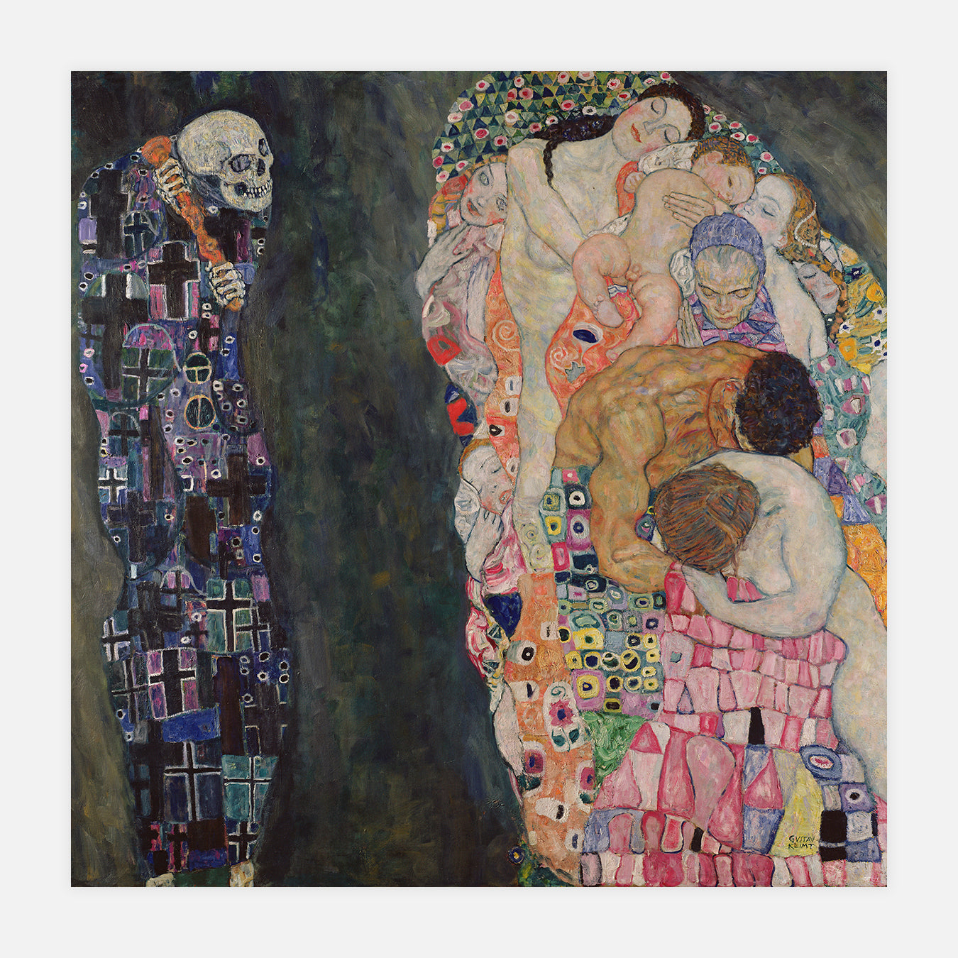 La vie et la mort - Peinture d'art