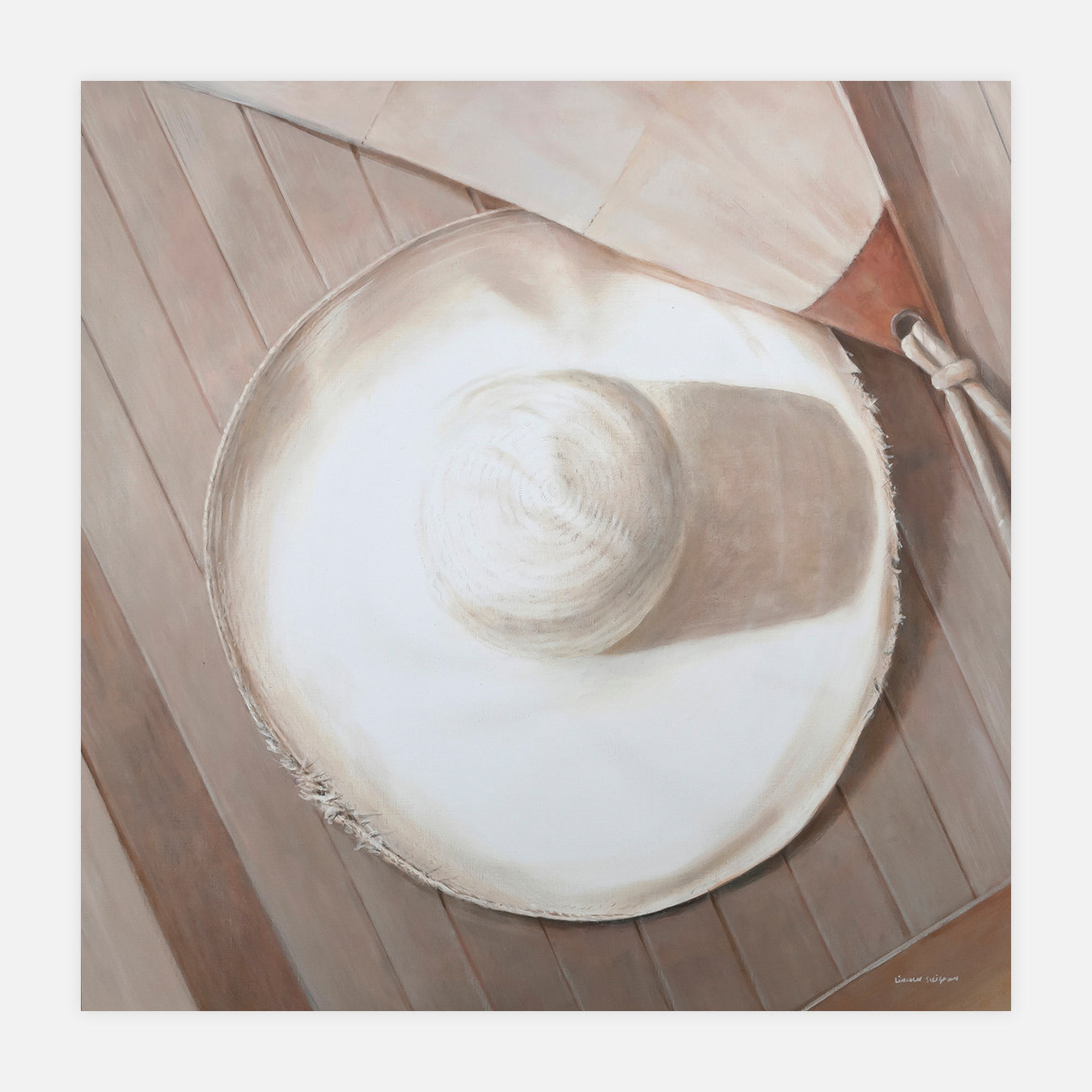 Travelling hat - Peinture d'art