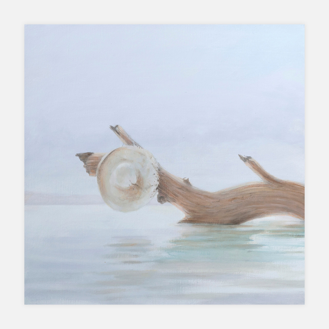 Hat on the Creek - Peinture d'art