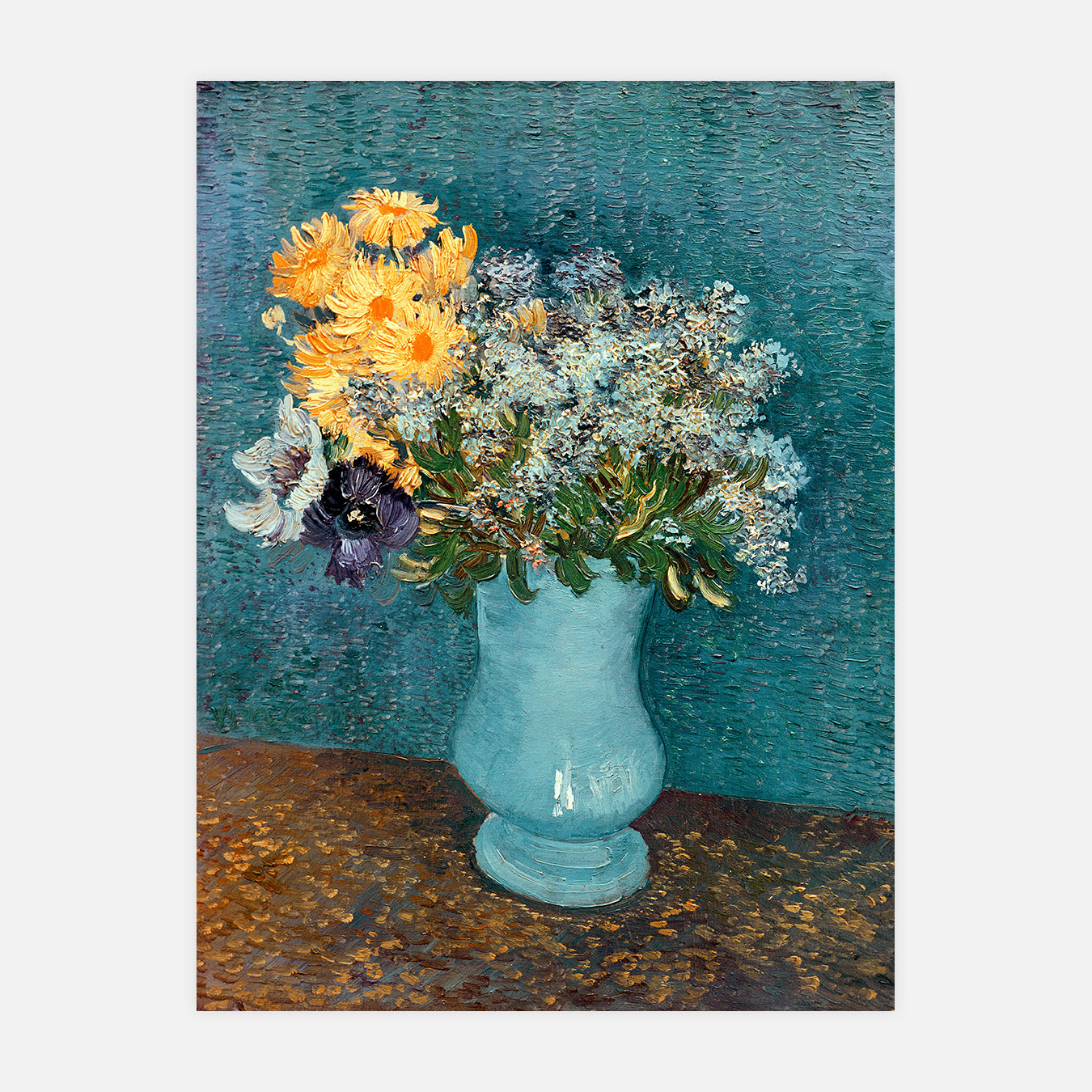 Vase de fleurs - Peinture d'art