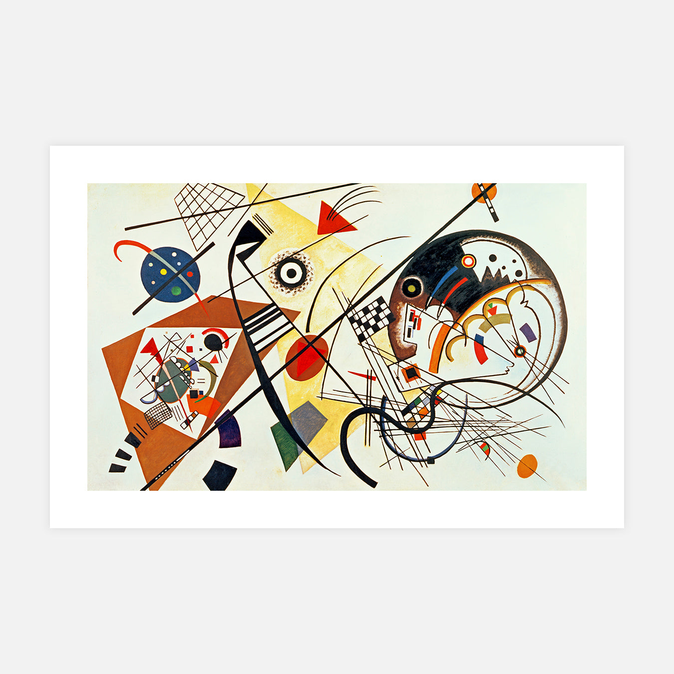 Lignes intersectantes - Peinture d'art