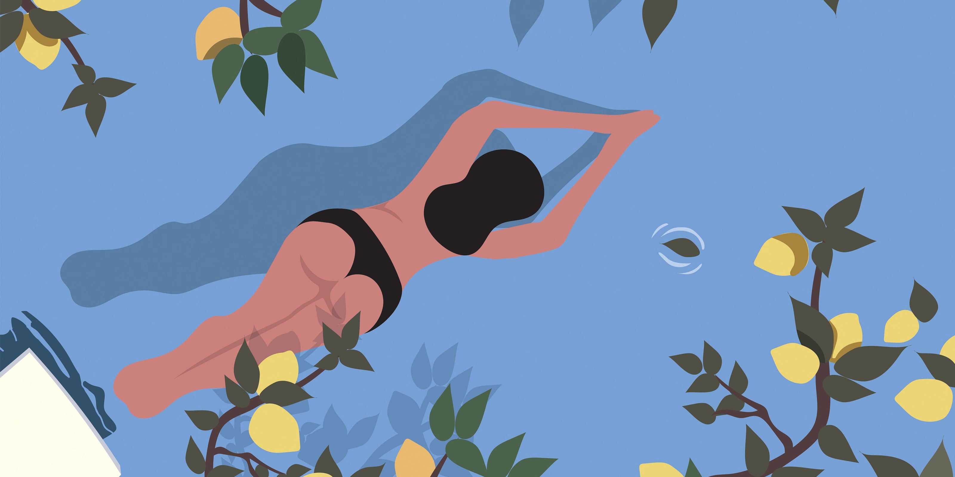 affiche photographie baignade photo plage ségolène teillauchet