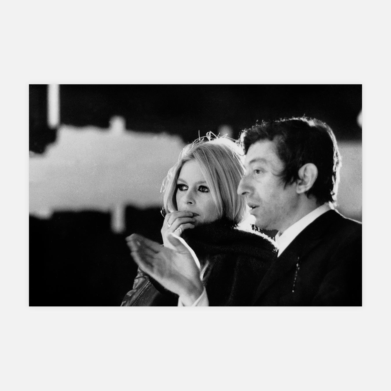Brigitte Bardot et Serge Gainsbourg - Photo d'art