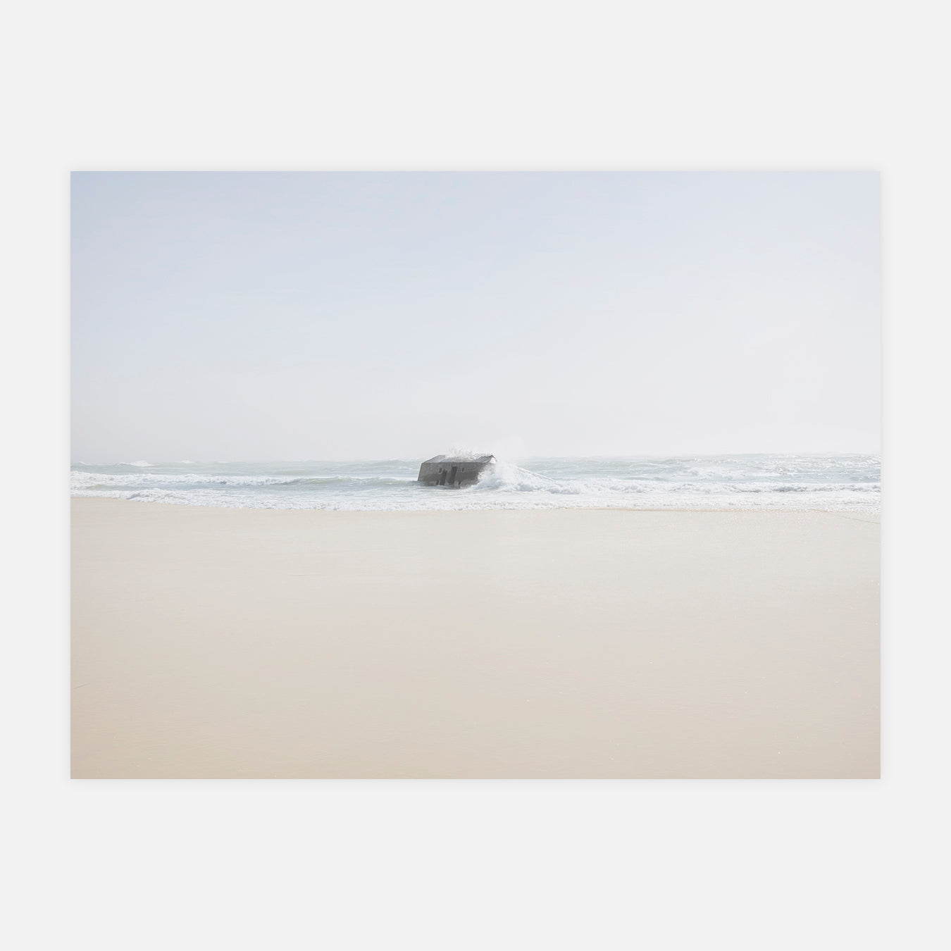 Bunker submergé - Photo d'art