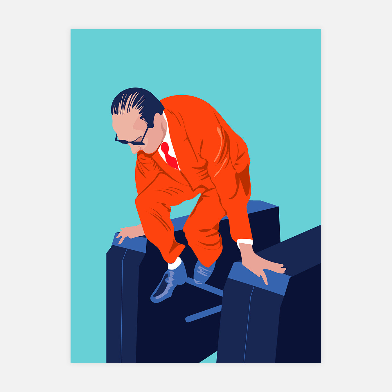 Chirac - Illustration d'art