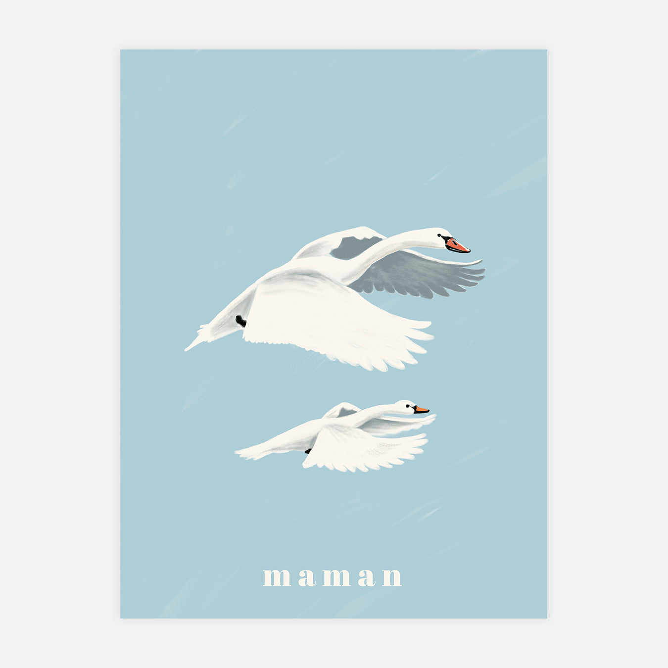 Cygnes - Illustration d'art