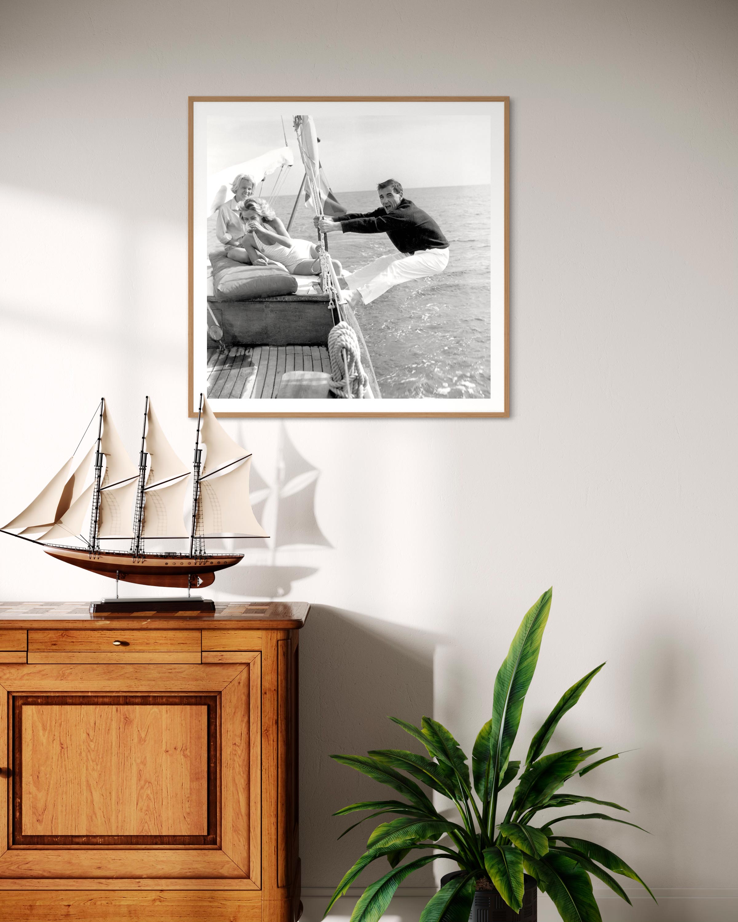 Charles Aznavour au Festival de Cannes - Photo d'art