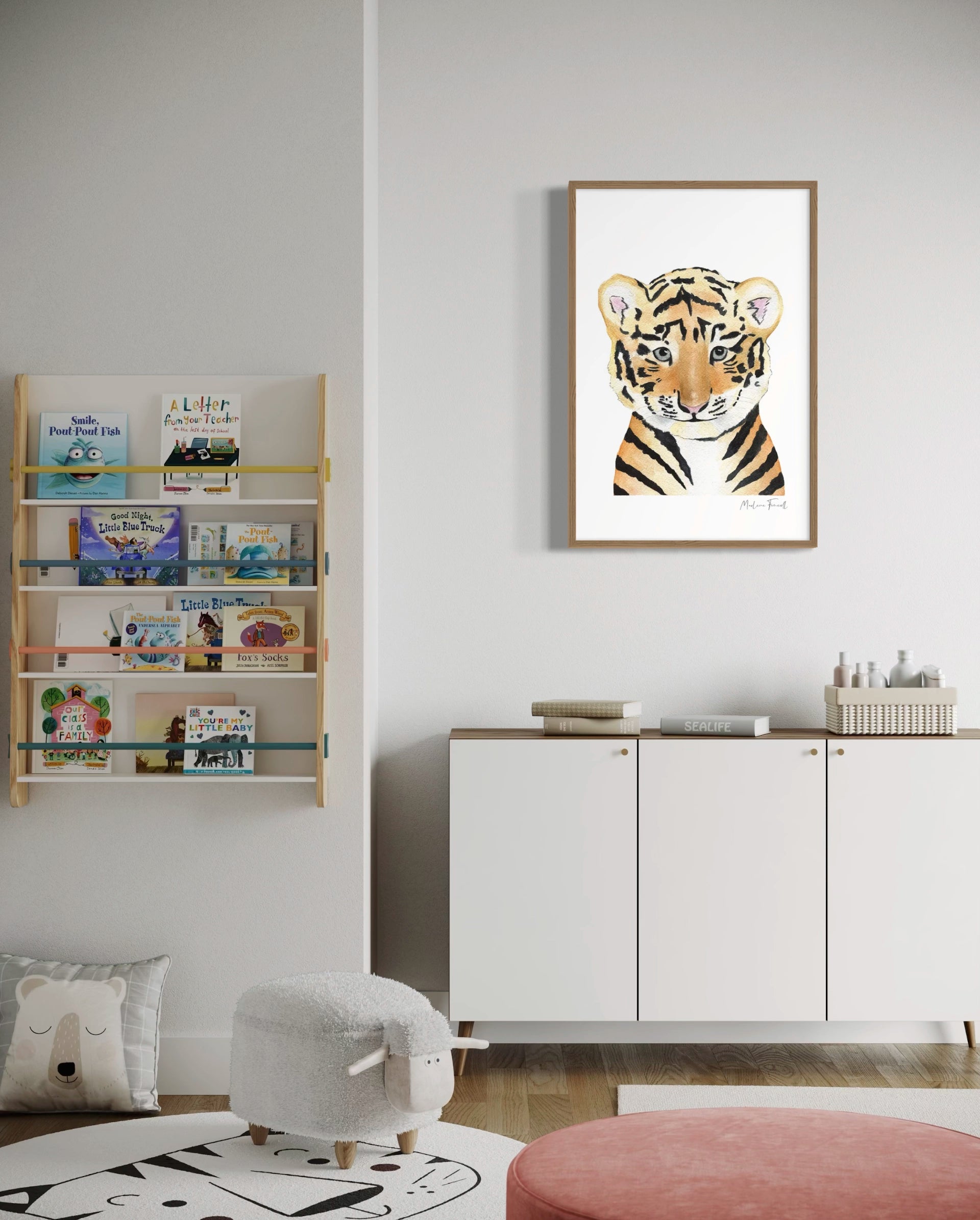 Charly le tigre - Peinture et illustration d'art