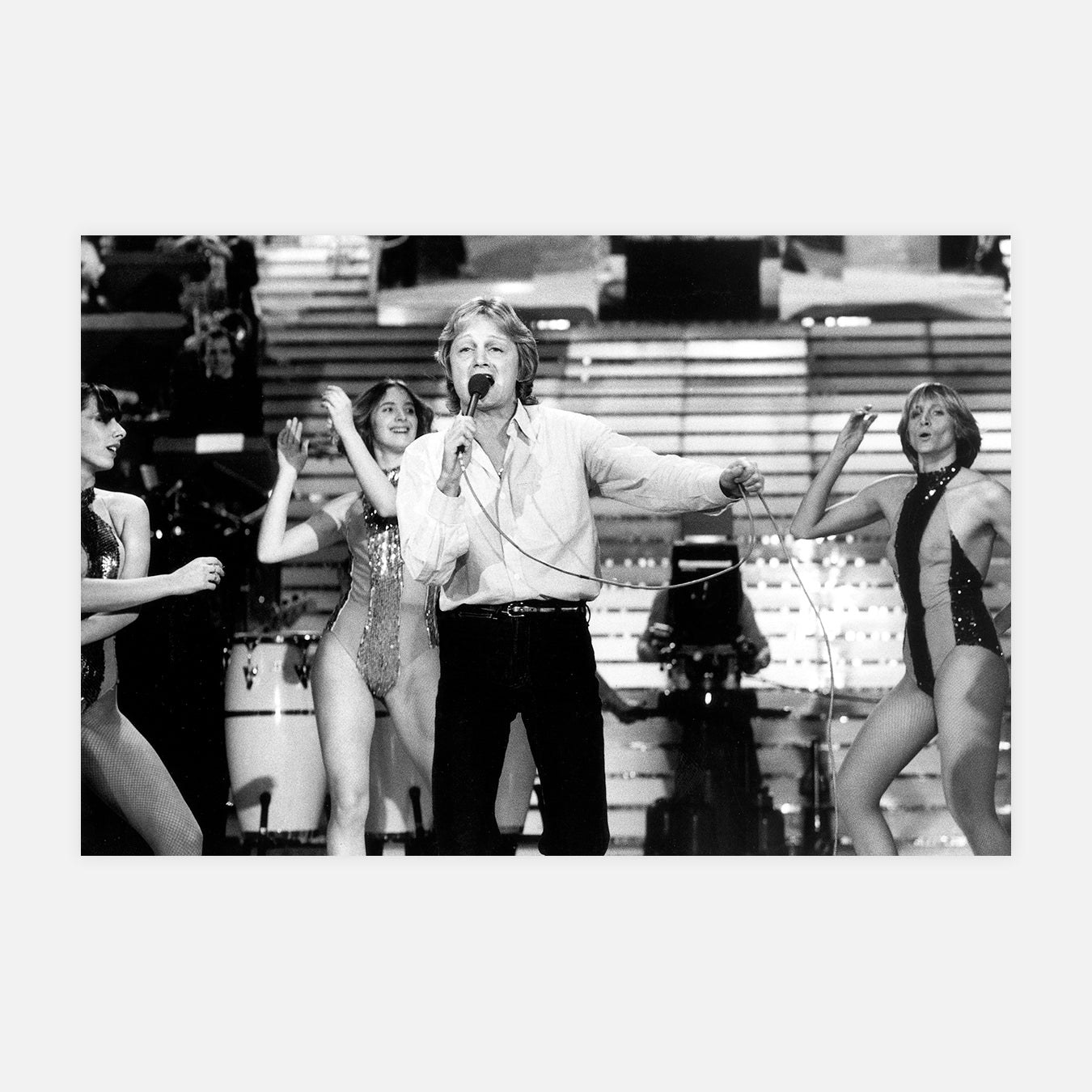 Claude François et ses danseuses - Photo d'art