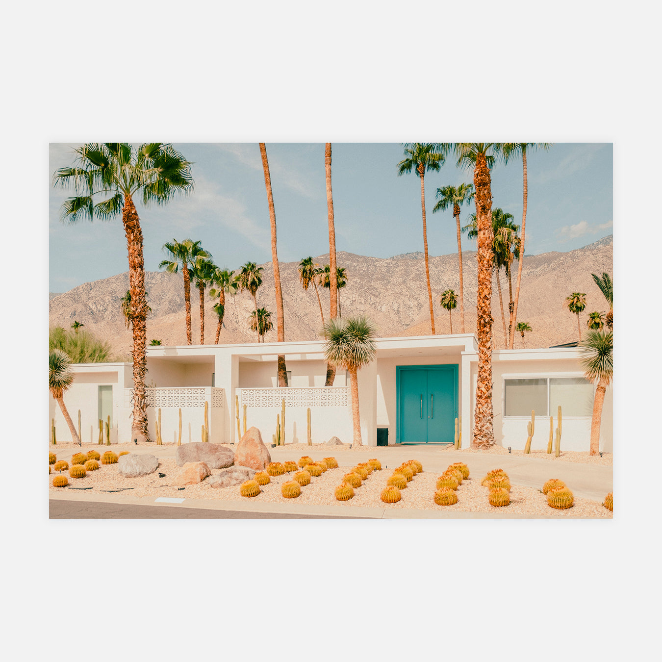 Entrée sarcelle - Photo d'art