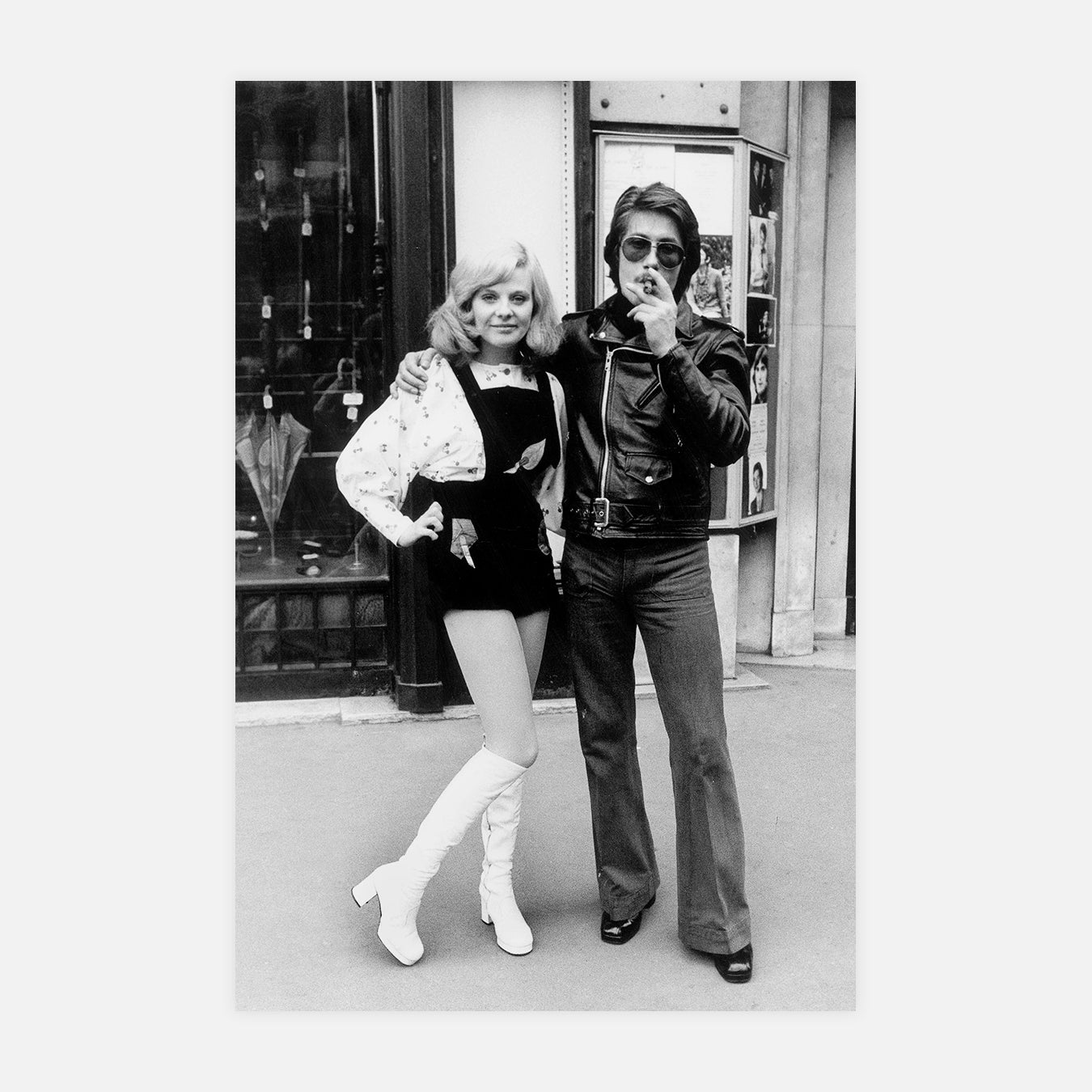Jacques Dutronc et Sheila White - Photo d'art
