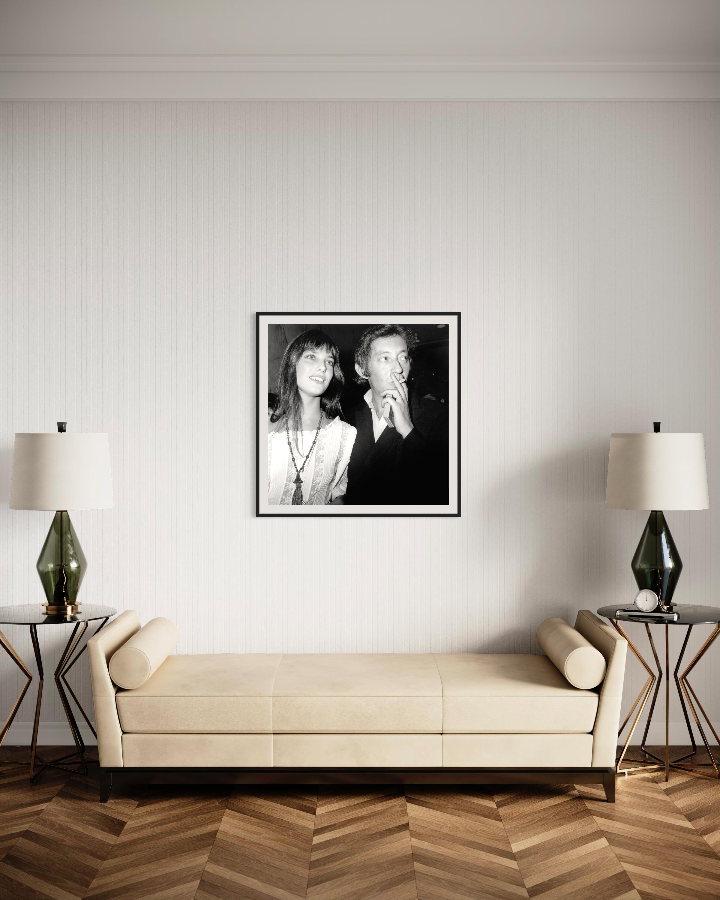 Jane Birkin et Serge Gainsbourg - Photo d'art