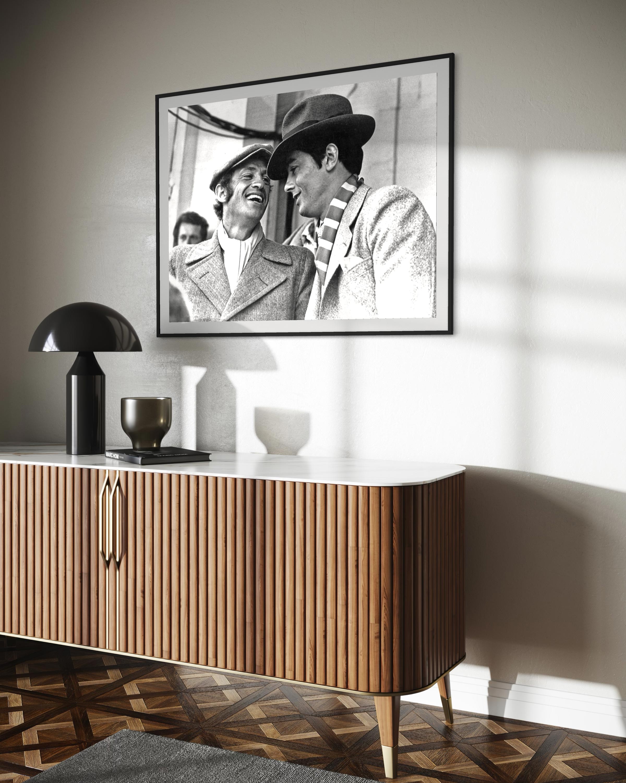 Jean-Paul Belmondo et Alain Delon - Photo d'art