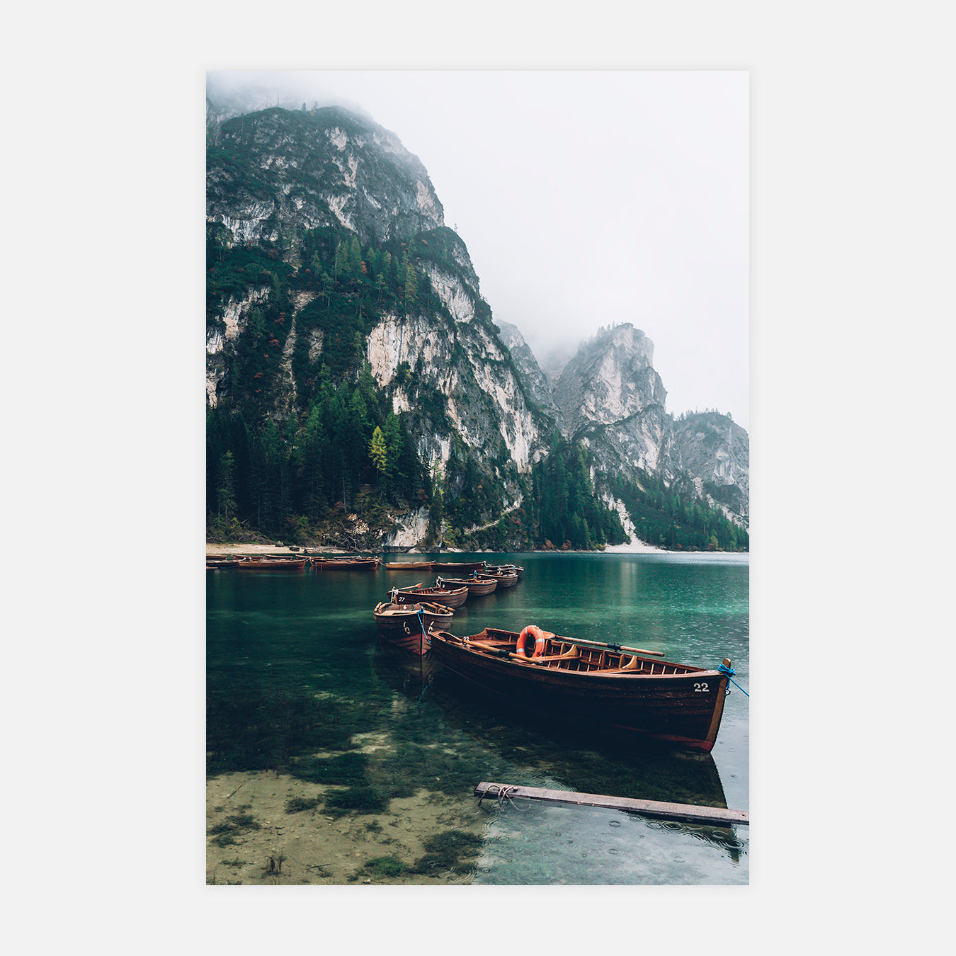 Lac de braies - Photo d'art