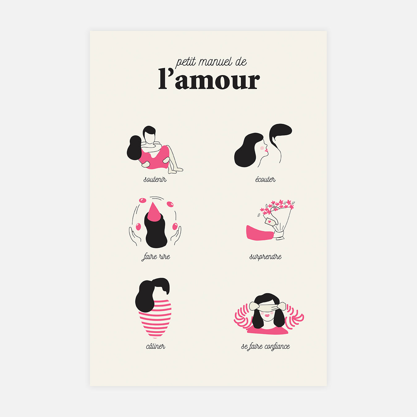 Manuel de l'amour - Illustration d'art