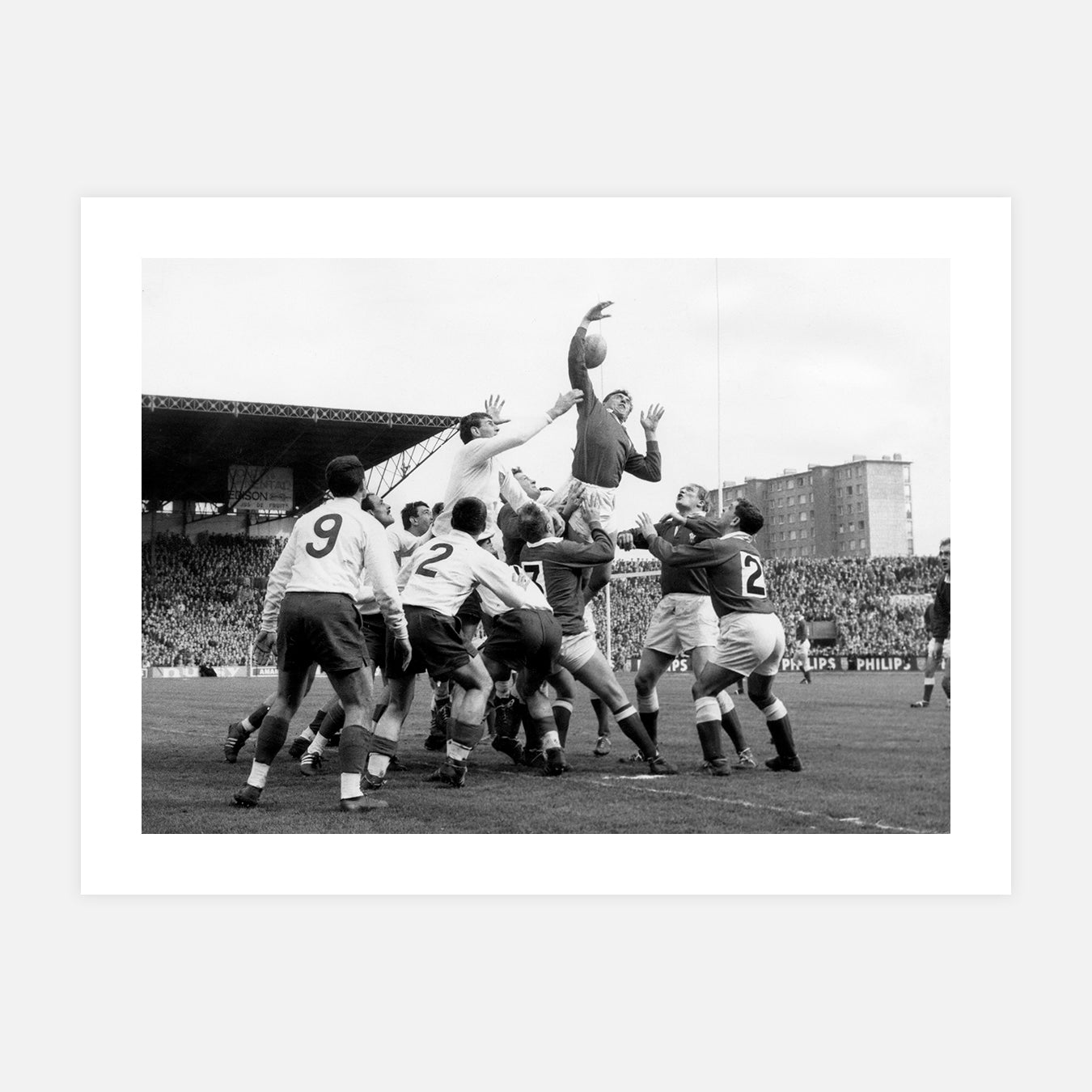 Match de rugby France - Pays de Galle - Photo d'art