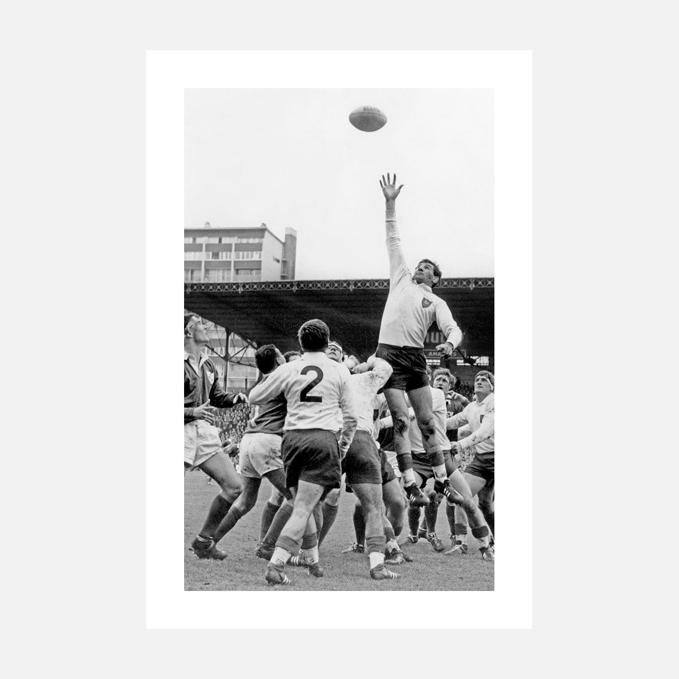 Match de rugby lors des 5 Nations - Photo d'art