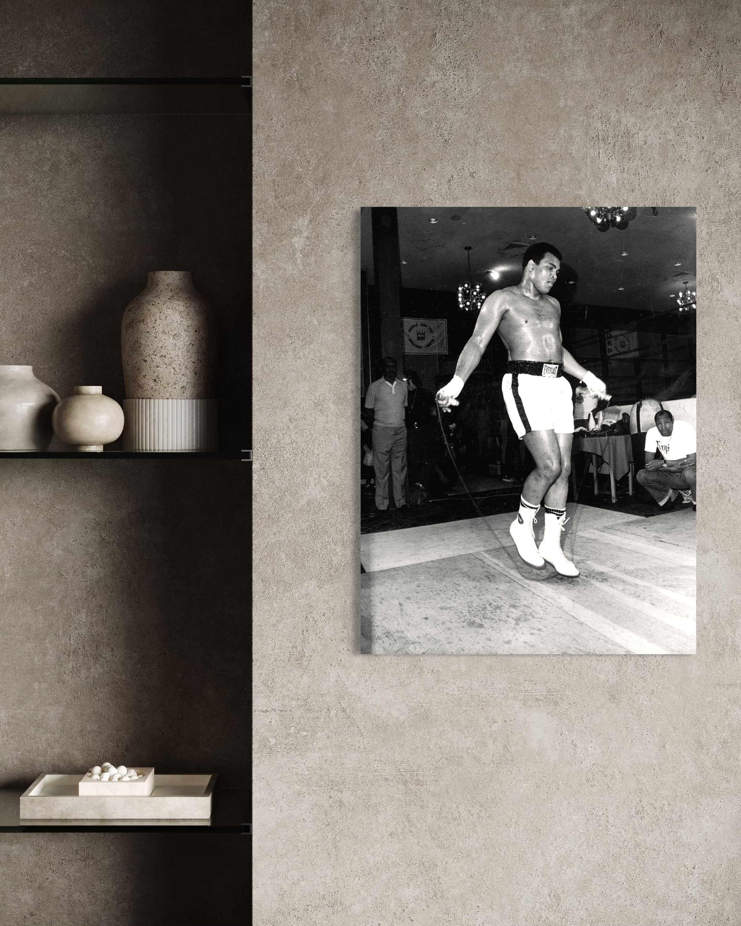 Entrainement de Mohammed Ali - Photo d'art