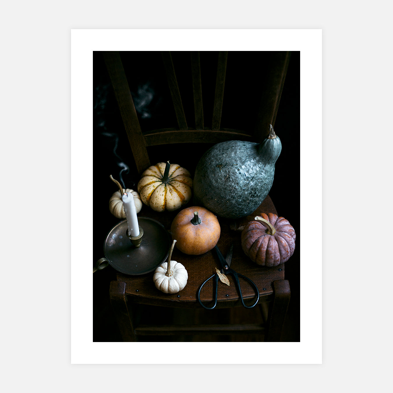 Nature morte courges - Photo d'art