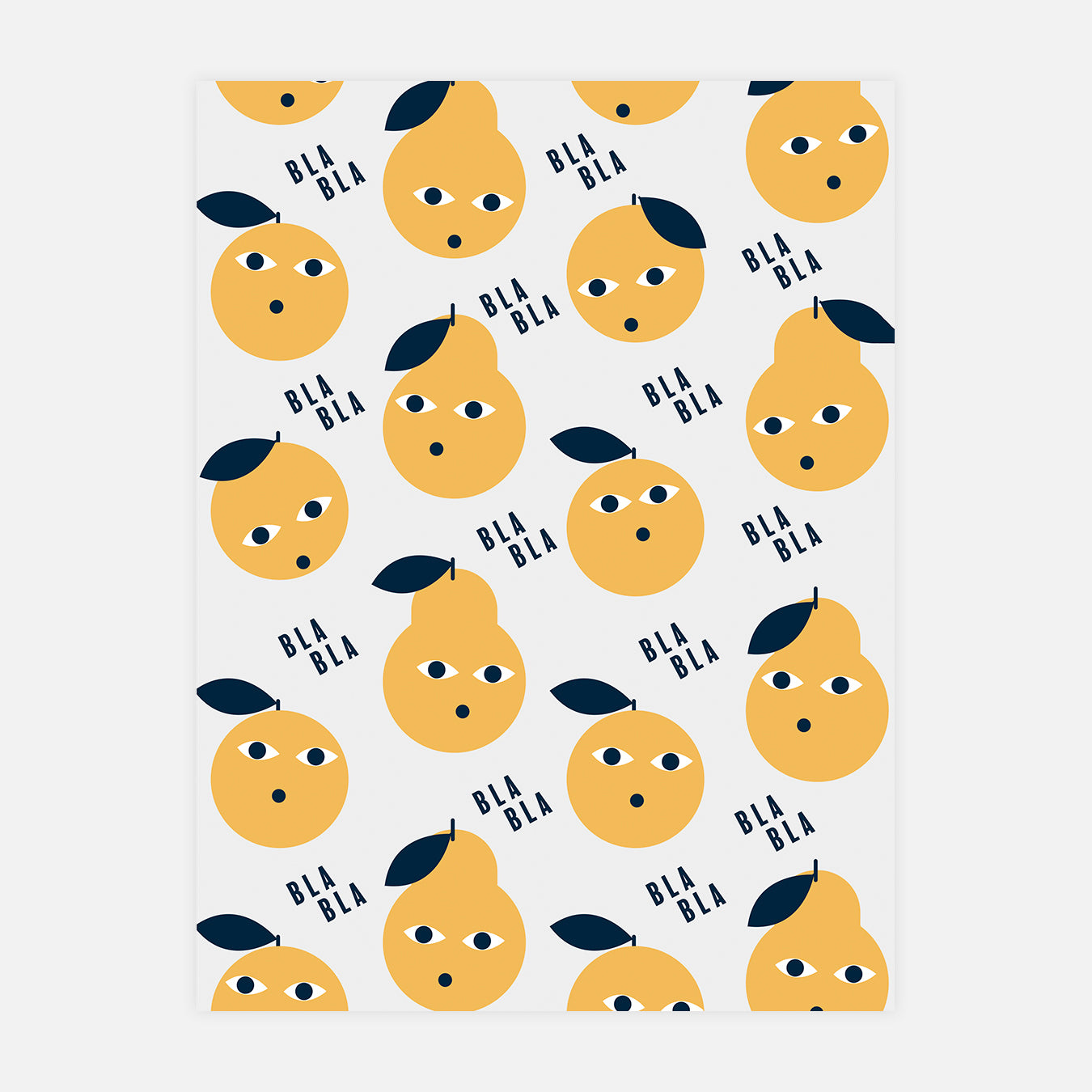 Potins de verger - Illustration d'art