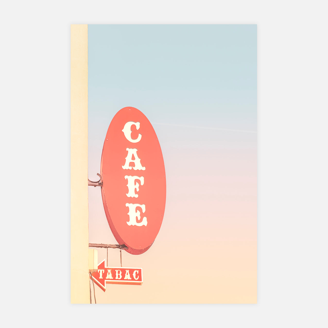 Pastel café - Photo d'art