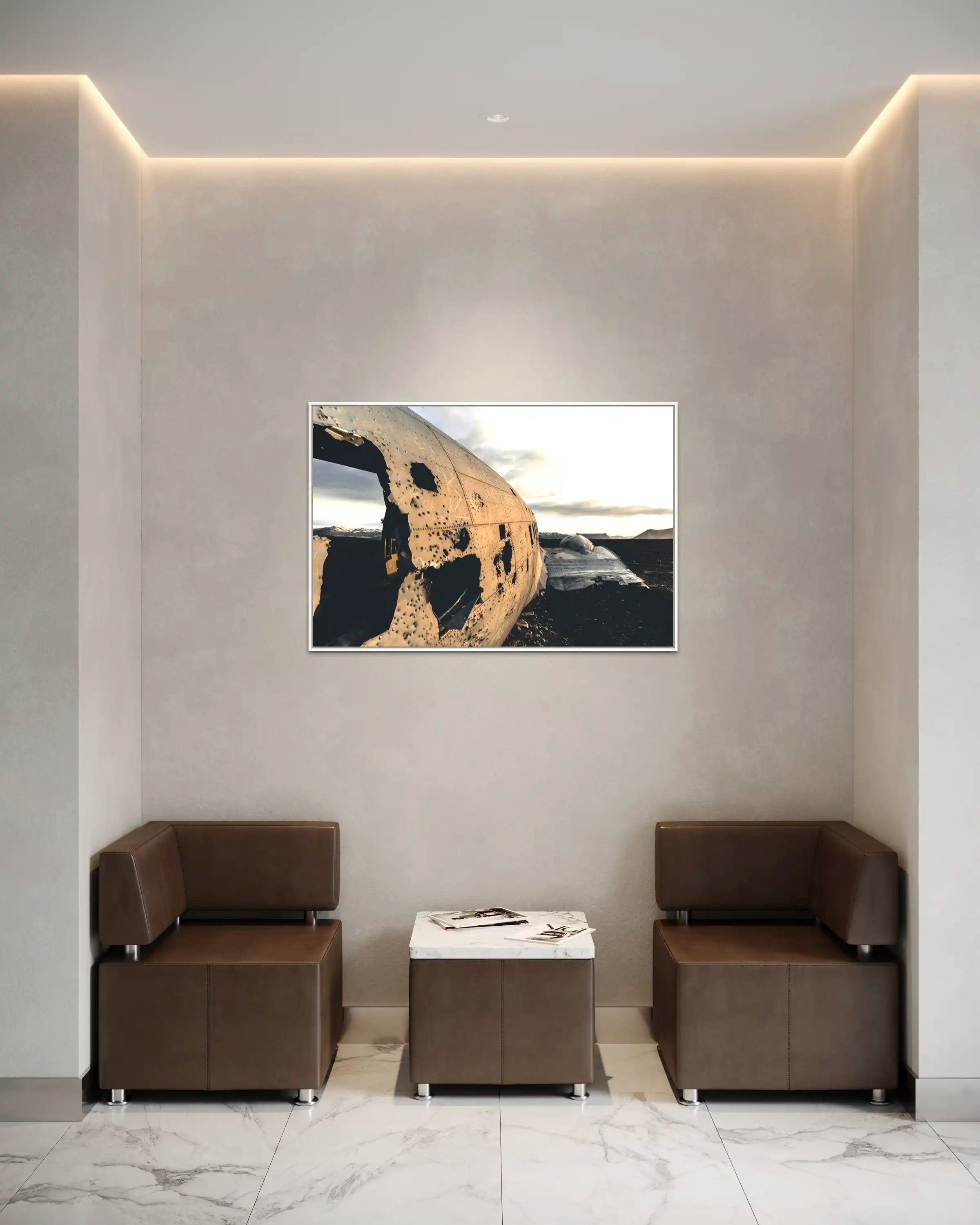 Au travers du DC-3 - Photo d'art