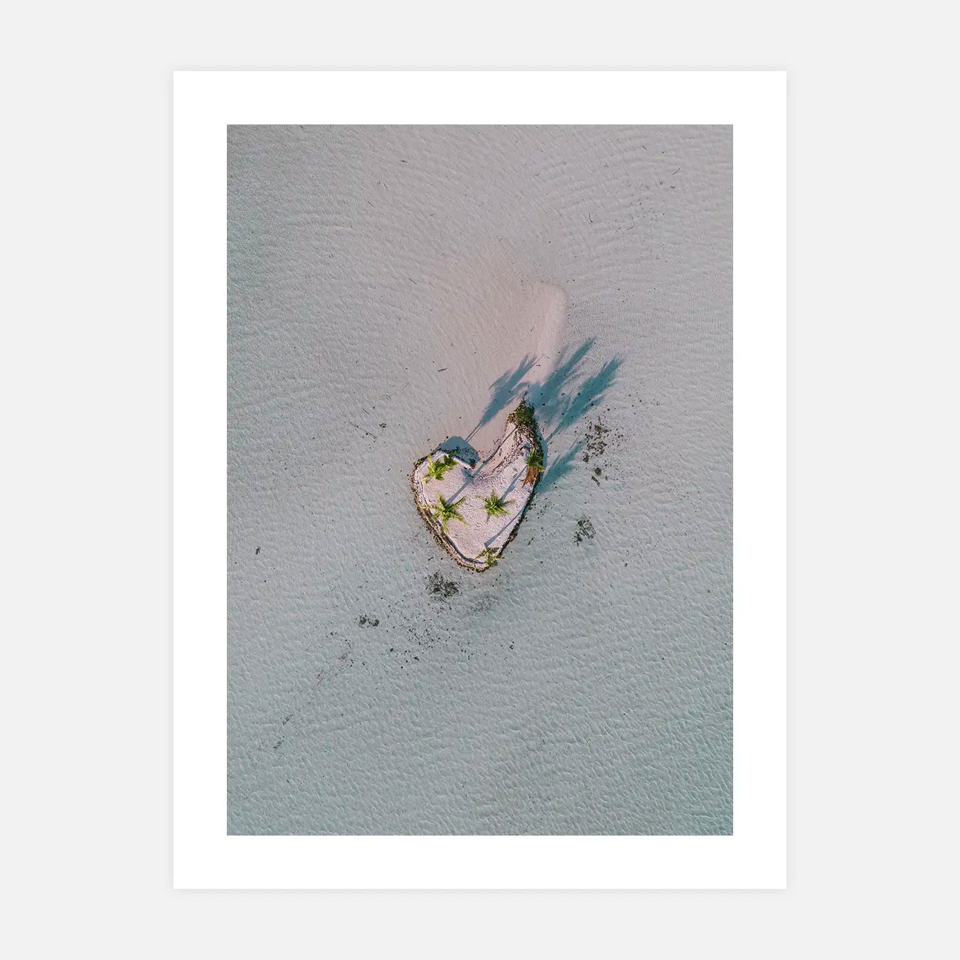 Île en coeur - Photo d'art