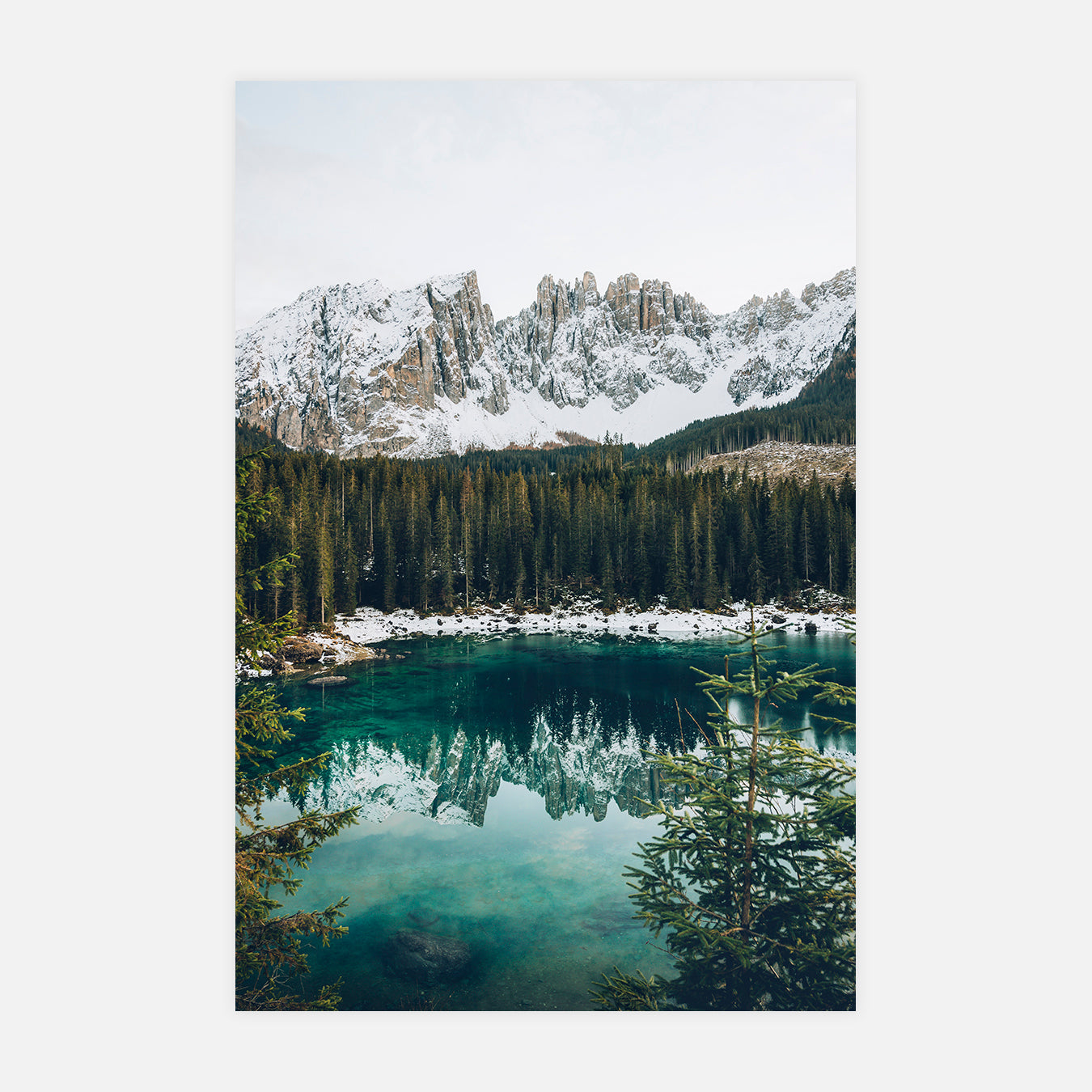 Reflets alpins - Photo d'art