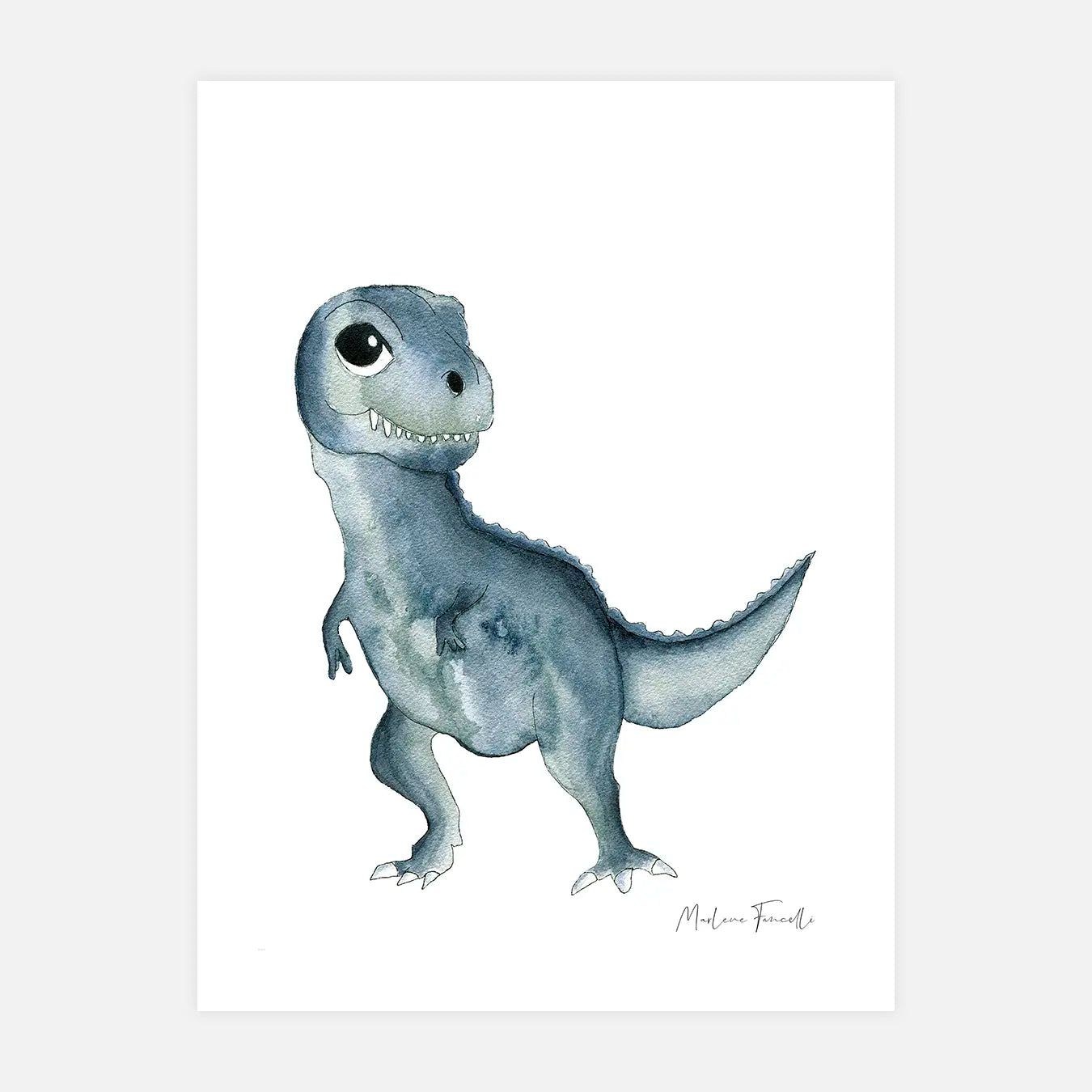 Rex T-Rex - Illustration enfant dinosaure