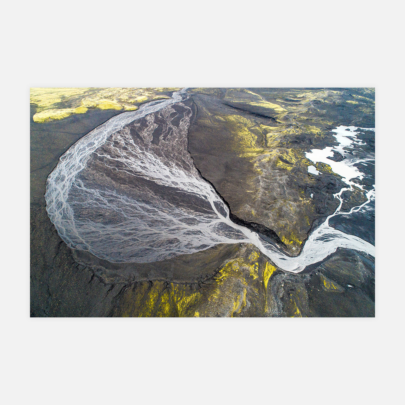 Rivière abstraite - Photo d'art