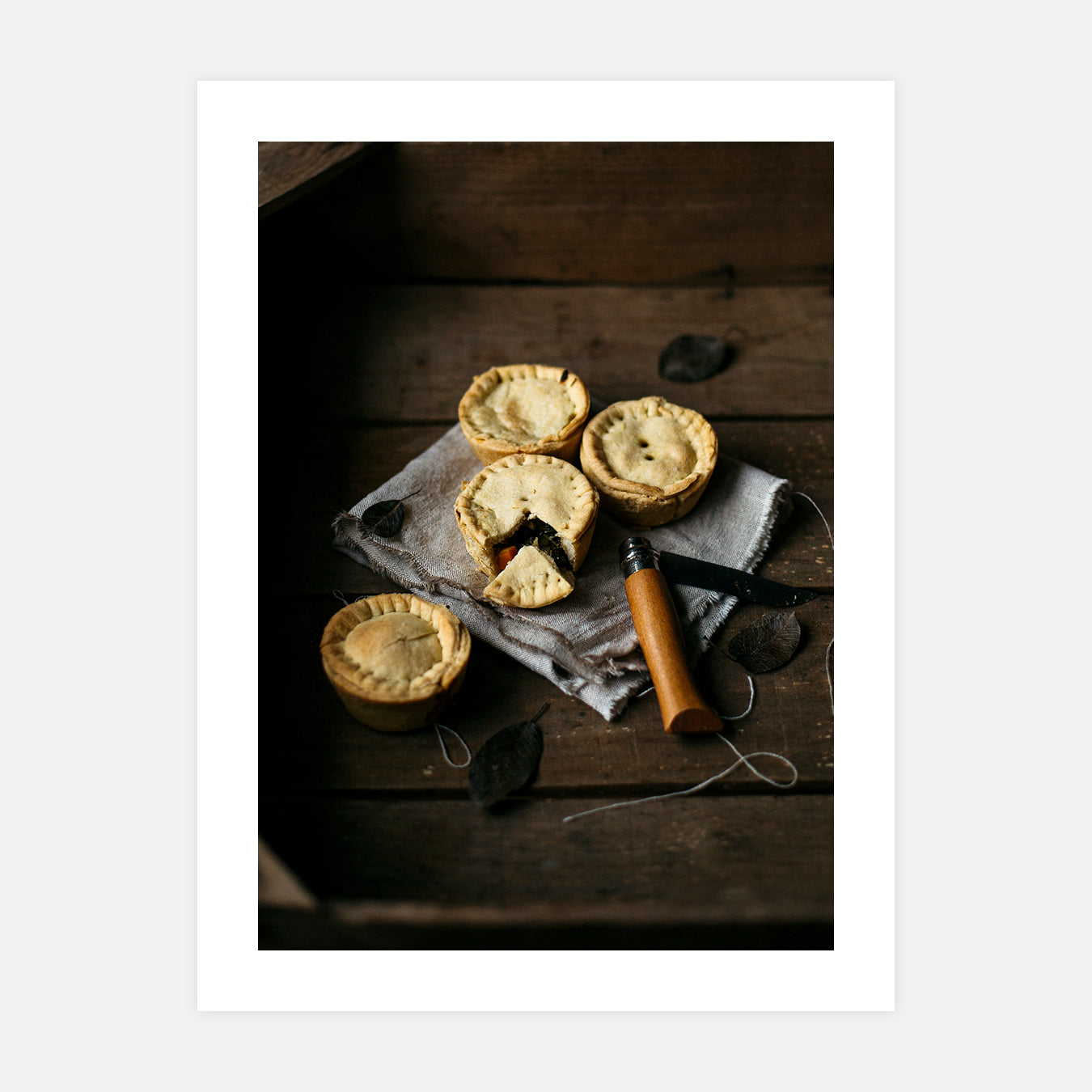 Tourtes aux légumes - Photo d'art