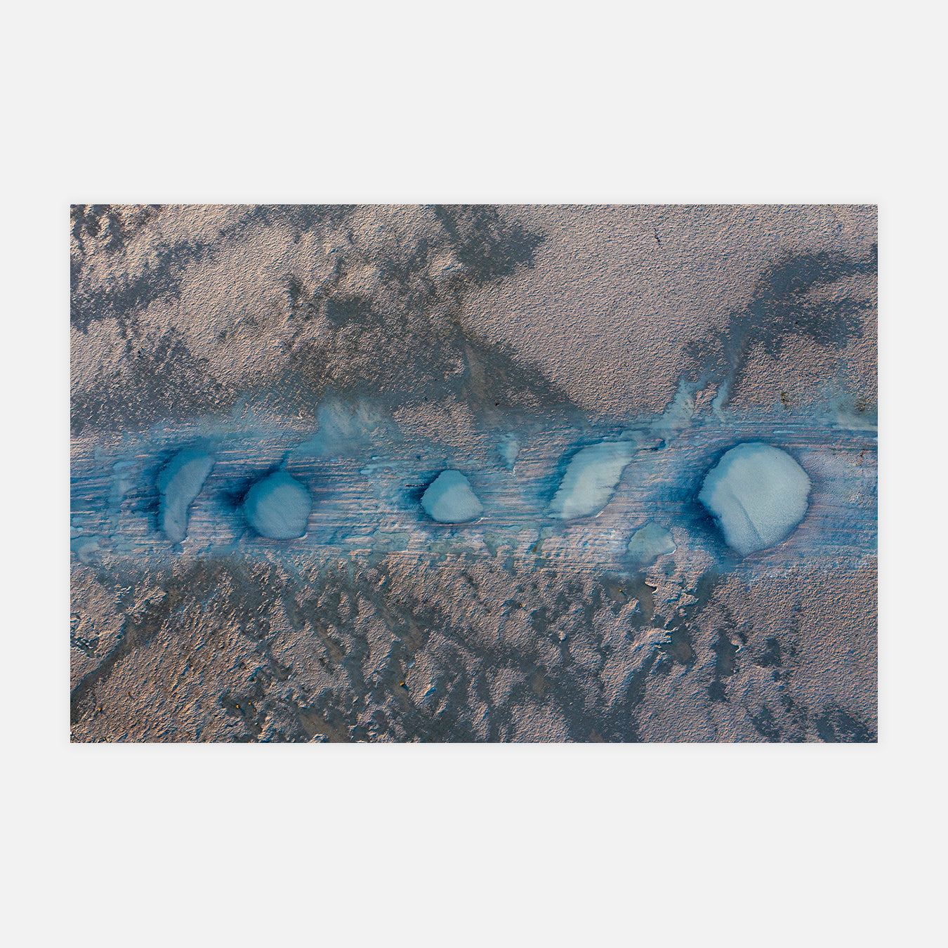 Trous d'eau - Photo d'art