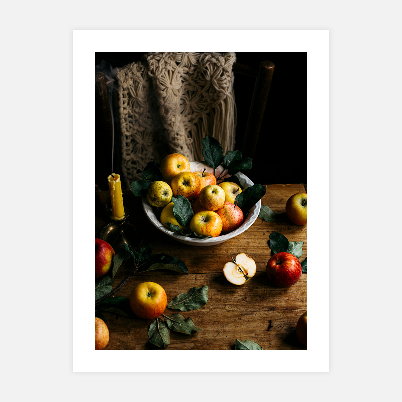 Une table en Automne - Photo d'art