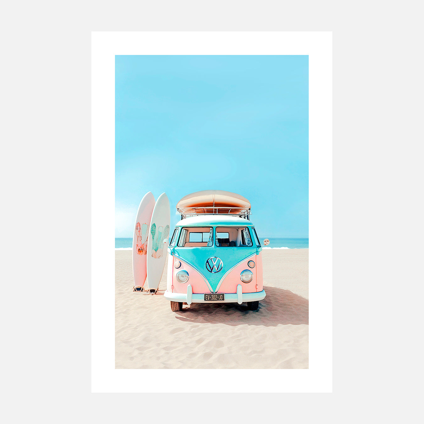 Blue VW - Photo d'art